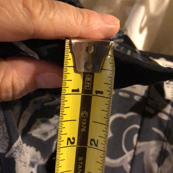 Studio A Black/grey S silk fitted style blouse - Picture 8 of 8